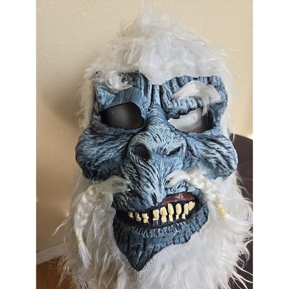 California Costume Abominable Snowman Adult Men halloween Mask - Picture 1 of 6
